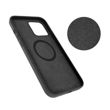 iPhone 12 mini Compatible Case Cover With Liquid Silicone And Compatible With MagSafe Technology - Navy